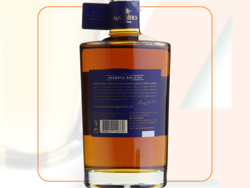 Cachaça Magnífica Reserva Soleira - Carvalho - 700ml (com Box)